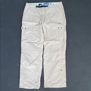 Marmot Sz 12 Women's Light Tan Cargo Pants